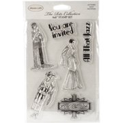Artdeco Creations UL157842 4 x 6 in. Ritz Stamp Set - Jazzy Invitation