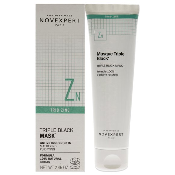 Masque Noir Triple par Novexpert pour Femmes - Masque 2,46 oz