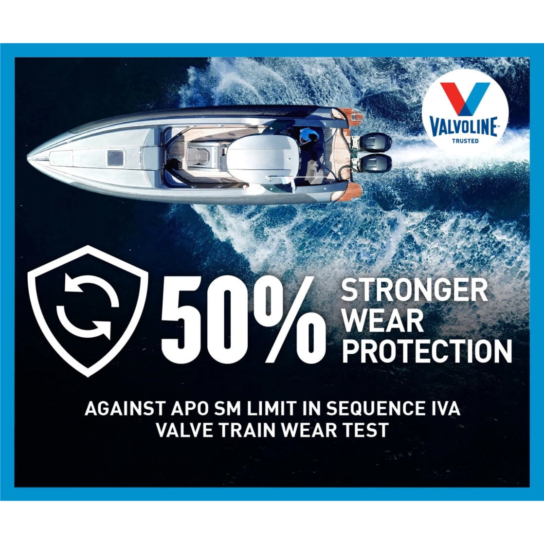 Valvoline 4-Stroke Marine 10W-30 Full Synthetic Engine Oil 1 QT