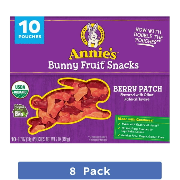 Annie's Homegrown Berry Patch Fruit Snack 7 oz (Pack of 8)