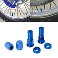 thumbnail image 2 of jiaping 6pcs Motorcycle Blue Tyre Wheel Valve Stem Caps Cover Rim Lock Nuts CNC Machined, 2 of 6