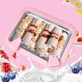 thumbnail image 6 of At Home Rolled Ice Cream Maker Kit, Instant Freeze Plate with 2 Scrapers, DIY Ice Cream Tray Stainless Steel Stirred Ice Cream Pan/Yogurt Maker, Home Ice Cream Maker Pink 8.86" x 6.89", 6 of 6