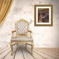 thumbnail image 3 of Wilson, Kelsey 26x32 Gold Ornate Wood Framed with Double Matting Museum Art Print Titled - Barn Cow, 3 of 4