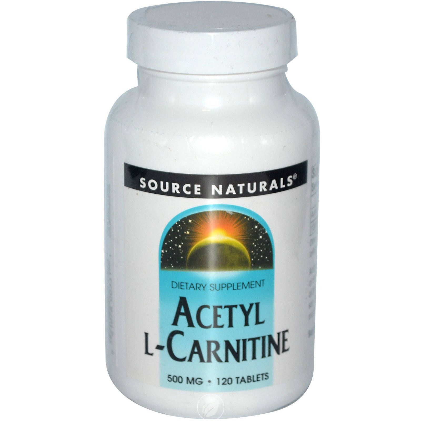 (2 Pack) Source Naturals Acetyl LCarnitine 500Mg 120T