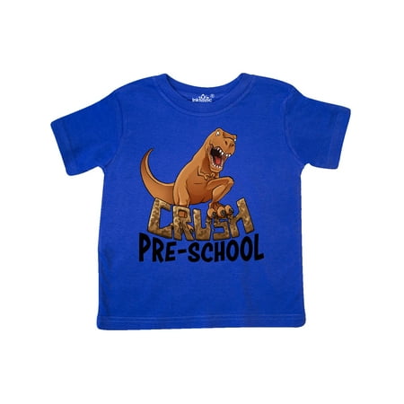 

Inktastic Crush Pre-School Roaring Dinosaur Gift Toddler Boy or Toddler Girl T-Shirt