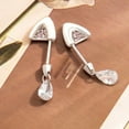thumbnail image 6 of SIEYIO Handmade Cats Ear Piercing Studs With Zircon Accent Trendy Women Accessories, 6 of 7