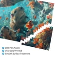 thumbnail image 3 of Naloa Underwater Swimming Guinea Pig Custom Puzzles Personalized Puzzle 1000 Pieces from Photo Custom Jigsaw Puzzle for Wedding, Graduation, (29.5×19.7in, Vertical), 3 of 9