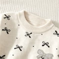thumbnail image 5 of Posijego Little Girls Clothes Sets Bow Knit Sweater and Ruffled Skirt Set Toddler Girls Fall Clothes Outfits Size 2-8 Years, 5 of 8