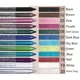 thumbnail image 3 of Nuevo Lápiz Delineador de ojos resistente al agua de 14 colores pigmento marrón negro brillo delineador para mujeres colores de moda ojos maquillaje cosméticos （7410Glitter Brown 16, 3 of 5
