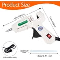thumbnail image 4 of Emlimny Mini Hot Glue Gun with 30 Glue Sticks, Fast Heating Hot Melt Gun, 20W Glue Gun Kit, Lightweight Craft Gun for DIY, Home Repairs, Kids' School Projects, White, 4 of 8