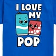 thumbnail image 3 of Instant Message - I Love My Pop - Toddler & Youth Short Sleeve Graphic T-Shirt, 3 of 6