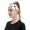 thumbnail image 6 of Yiaed Various Rooster Print Sports Headbands,Moisture Wicking Workout Headband, Sweatband Headbands for Running,Cycling for Women and Men, 6 of 8