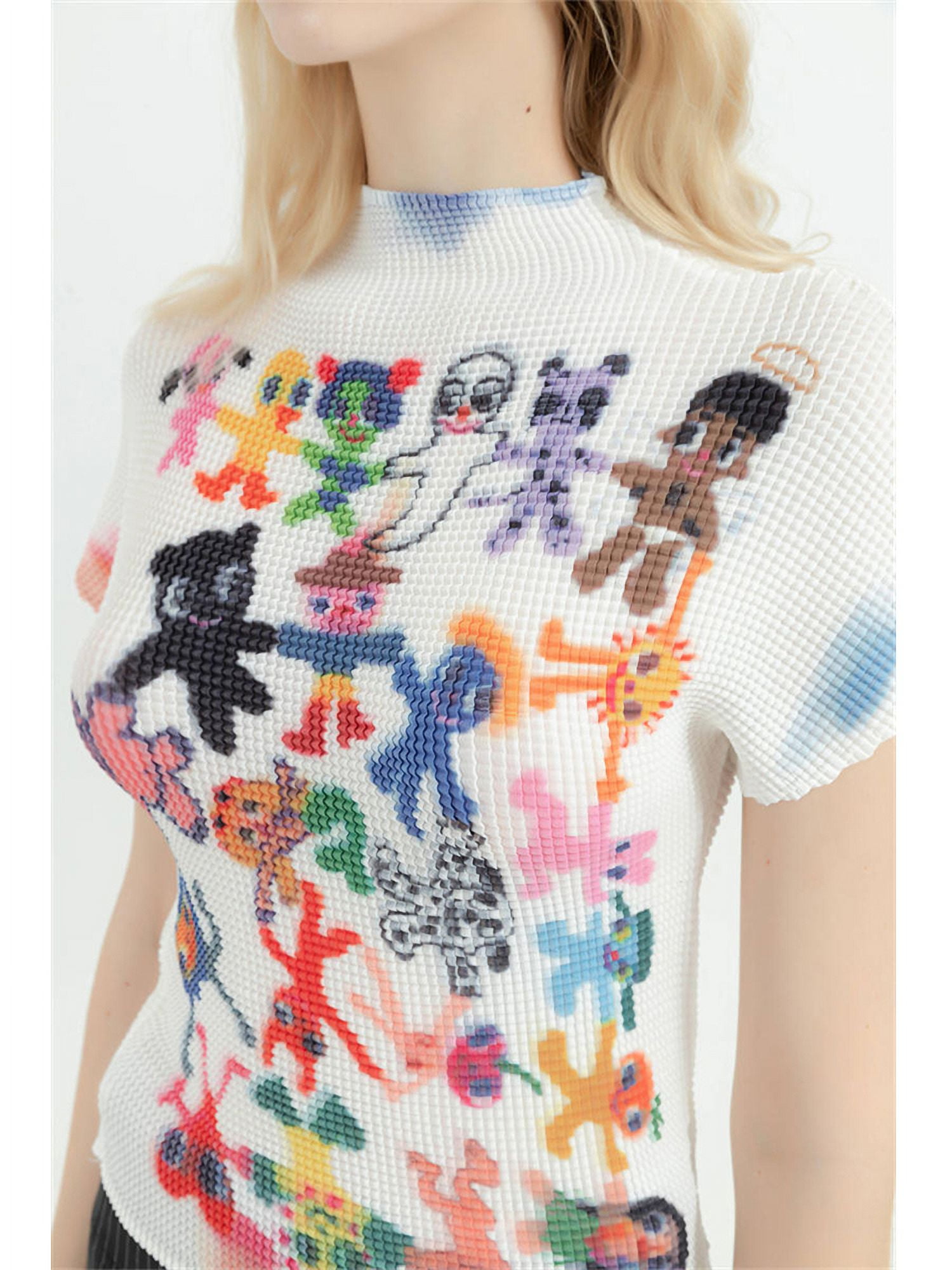 Women's T-shirt Harajuku Korean Y2k Graphic Print Short