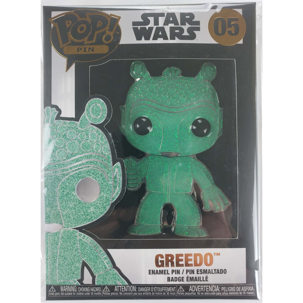 Funko Funko Pop! Pin Star Wars Glitter CHASE Greedo 05 Enamel Pin