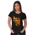 thumbnail image 4 of The Way Truth Life Christian Cross Womens Slim Fit Graphic Tee Brisco Brands S, 4 of 5