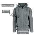 thumbnail image 3 of 3-Pack Men’s Fleece-Lined Full-Zip Hoodie (S-2XL), 3 of 5