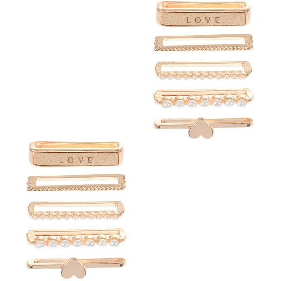 Masteelf 10 Pcs Watch Band Decorative Ring Wristband Charms Watch Strap Accessories