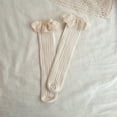 thumbnail image 7 of HS knit mid-calf socks for Kids with lace, high quality knit, 7 of 7