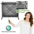 thumbnail image 4 of Canddidliike Patio Furniture 4 Pieces Patio Rattan Cushioned Furniture Set, Outdoor Wicker Rattan Chairs Garden Backyard Balcony Porch Poolside loveseat with Wooden Tabletop, 4 of 8