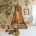 thumbnail image 3 of Children's Bed Canopy Round Dome Kids Room Decoration Cotton Mosquito Net Kids Princess Play Tent Dark Green, 3 of 3