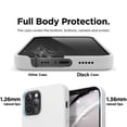 thumbnail image 4 of Dteck iPhone 12 Case, iPhone 12 Pro Case, Ultra Slim Fit iPhone Case Liquid Silicone Gel Cover Anti-Scratch Shockproof Case Compatible with iPhone 12 / iPhone 12 Pro 6.1", White, 4 of 6