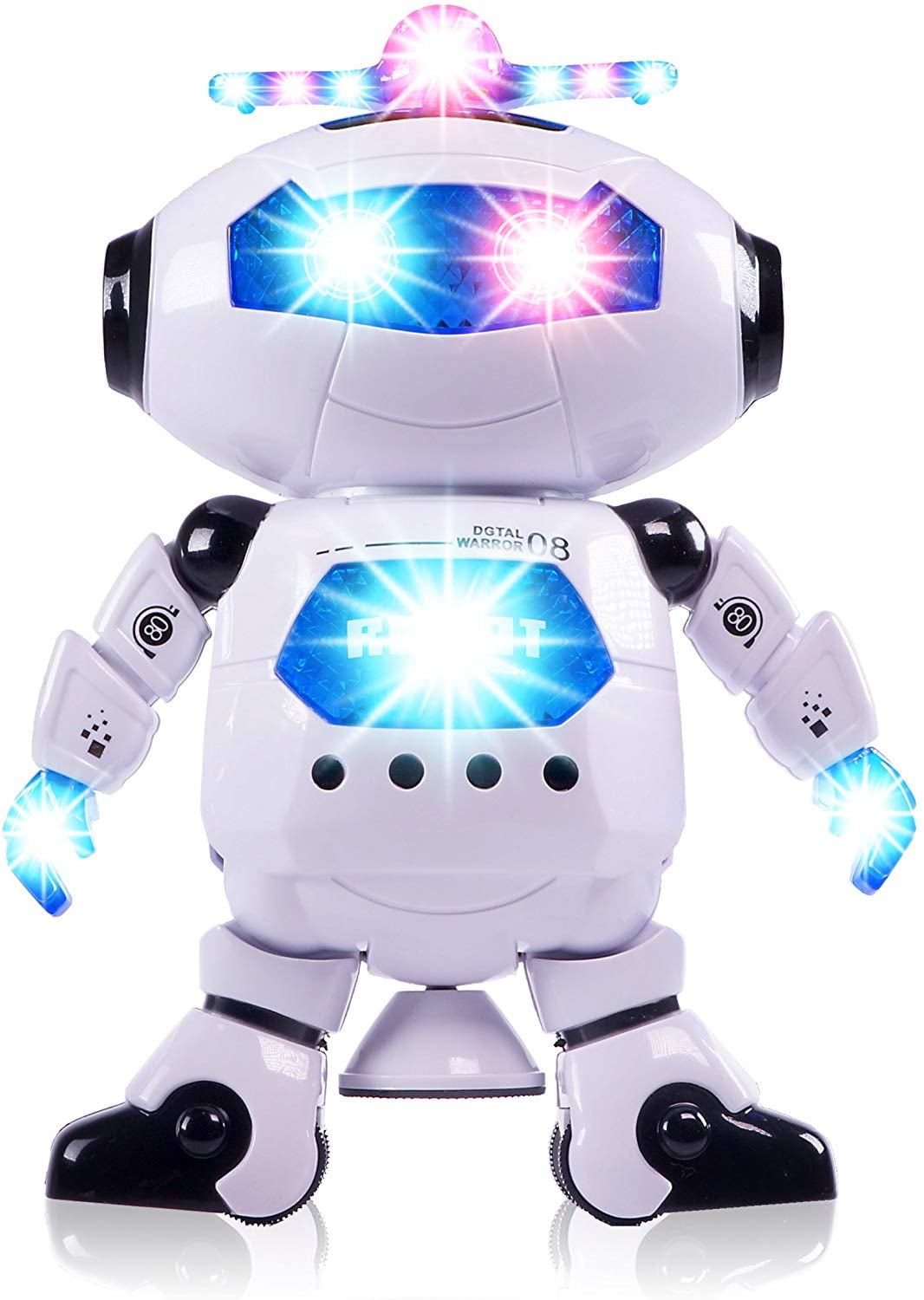 Electronic Robot Sing Dancing Walking Fun Lights Sound Toys For Kids Xmas Gifts 