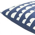 thumbnail image 2 of Lachen Woven Modern Pillow Cover in Dark Blue, Cream, 2 of 4
