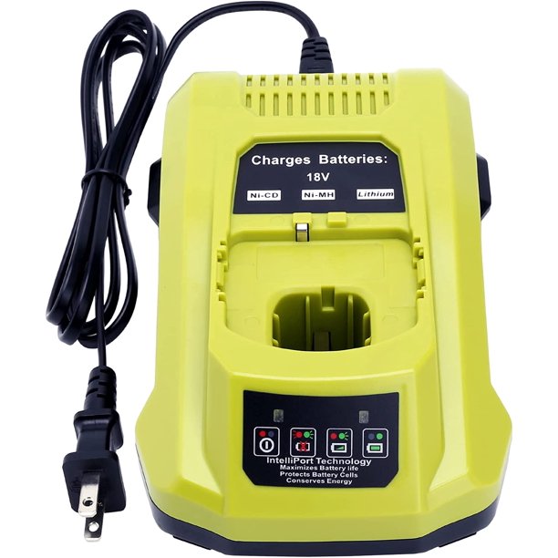 P117 Compatible con Cargador Ryobi de 18V, Compatible con Batería Ryobi 12V-18V One+ Litio NiCad NiMh P102 P108 P189 P197 P103 P105 P107 P190 P191 PBP002 PBP005