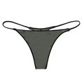 thumbnail image 2 of Gibobby Lencería sexy para mujer B Sexy Mujer ColorPrint Sólido Asic Ropa interior cómoda Elástico Íntimos(Gris, S), 2 of 5