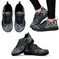 thumbnail image 1 of Zapatillas de deporte de suela suave con estampado floral de colibrí y cachemir, informales, con cordones, para verano, 1 of 6