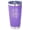Purple, variant on Custom Cheers to 20 Years - Personalized Insulated Coffee Tumbler Cup with Sliding Lid - Stainless Steel Insulated Mug - Gift for 20th Anniversary