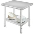 thumbnail image 5 of KFFKFF 24" x 30" Adjustable Feet Stainless Steel General Purpose Table, Stainless Steel Work Table, Heavy Duty Commercial Food Prep Work Table, 5 of 9