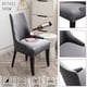 thumbnail image 2 of FUNDA PARA SILLA RETRÁCTIL IMPERMEABLE LINGUISTIC 4 PIEZAS - GRIS CLARO, funda para silla universal, moderna y duradera, adecuada para el hogar, hotel, restaurante, banquete y cocina, 2 of 5