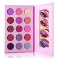 thumbnail image 3 of Afflano Purple Eyeshadow Palette Makeup Matte Glitter, Highly Pigmented Pink Eye Makeup Pallet, Dream Purple Pink Dark Red Violet Cute Bright Shimmer Travel Eyeshadow Pallet for Girl Women, 3 of 8