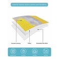 thumbnail image 5 of Quilts Twin XL Size, Yellow Grey Oil Painting Soft Comforter Bedding Set for Bed, Abstract Modern Geometric Lightweight Quilted Bedspread with Pillow Cover(2 Pieces) for All Season, 68x98 Inch, 5 of 6