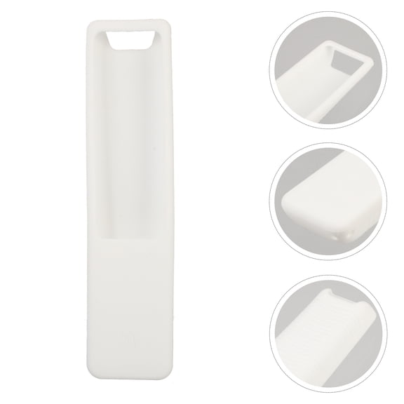 YUYUETIME Stretchable Silicone TV Remote Cover Protective Shell White Durable