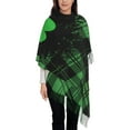 thumbnail image 3 of Rateoe St Patrick's day Printed Women's Traditional Scarf Wrap Tassel Shawl Fringes Neck Head Shawl Retro Scarf, 3 of 8