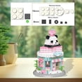 thumbnail image 6 of SKQIT Street View Coffee Shop Mini Building Blocks,911 Pieces Cute Panda Animal Micro Building Sets,Simulation Architecture Construction Toy,Creative Gifts for Adults, 6 of 13