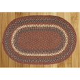 thumbnail image 1 of Capitol Earth Rugs 03-040 Burgundy-Gray Jute Braided Rug, 1 of 1