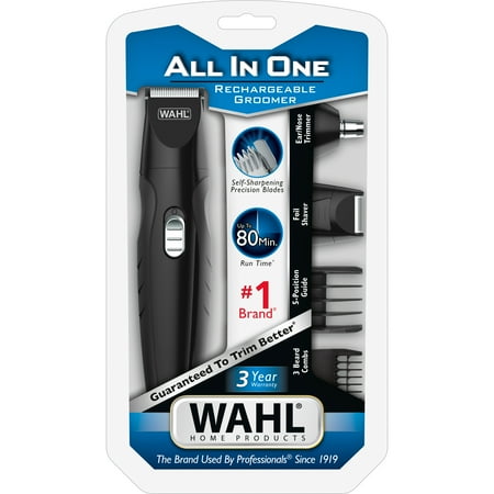 Wahl - All In One Rechargeable Grooming Trimmer - Black