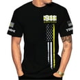 thumbnail image 6 of Personalized Name Dispatcher Thin Yellow Line US Flag Dispatcher T-Shirt, Custom Name Dispatcher T Shirts for Men and Women (T-shirt, 3XL), 6 of 8
