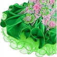 thumbnail image 6 of Jenniferwu Infant Toddler Baby Newborn Little Girl's Pageant Party Birthday Dress G588 Greenpink 12-18M, 6 of 7
