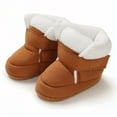 thumbnail image 2 of Otqutp Baby Boots 0-1 Years Old Baby Boys Girls Cotton Shoes Warm Baby Shoes Plus Velvet Boots Soft Sole Baby Shoes Toddler Shoes, 2 of 9