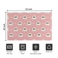 thumbnail image 5 of Pink Halloween Ghosts Door Rugs,Washable Non Slip Door Mats Indoor,Decorative Door Mats,Entry Mat Indoor for Entrance,Bedroom,Kitchen,Bathroom,20"x32", 5 of 6