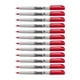 thumbnail image 1 of Rotuladores permanentes SHARPIE Color Burst, ultrafinos, rojo, paquete de 12, 1 of 5