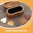thumbnail image 5 of 1 Set Wooden Guitar Pick Box And Picks, Guitar Pick Holder Storage Box For Acoustic And Electric Guitars, 5 of 5