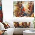 thumbnail image 1 of Impression sur toile « brun artistique » Design Art, 1 of 3