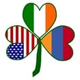thumbnail image 3 of CafePress - Shamrock Of Armenia - Greeting Card, Blank Inside Glossy, 3 of 3