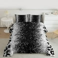 thumbnail image 2 of Homewish Animal Leopard Cheetah Print 2pcs Bedding Comforter Set For Teens Adults,Bling Glitter Twin Comforter Sets,Abstract Gradient Breathable Bedding Set,Breathable Home Decor,Reversible, 2 of 8
