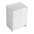 thumbnail image 6 of FFZ 24 inch Freestanding Bathroom Storage Cabinet with 2 Soft-Close Doors, Glossy White, 6 of 14